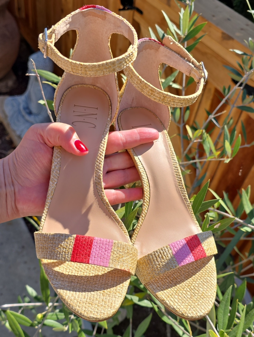 INC Strappy Sandals